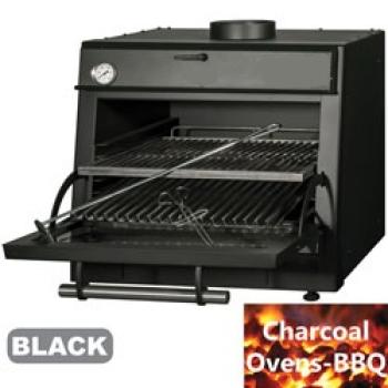 CBQ-075/BK (25) Holzkohleofen-BBQ GN 1/1 + GN2/4 (75 Kg/h)